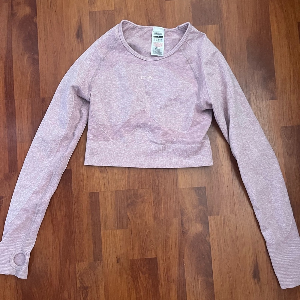 Gymshark cropped Longsleeve workout top